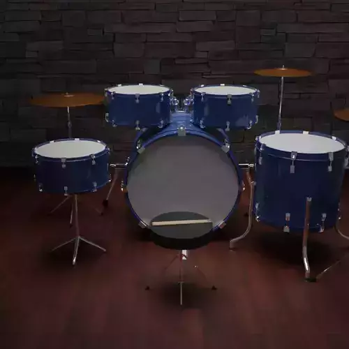 Drum kit 3D model