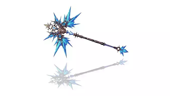 Glorious Scepter Low-poly 3D model