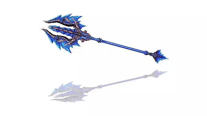 Glorious Spear Low-poly 3D model