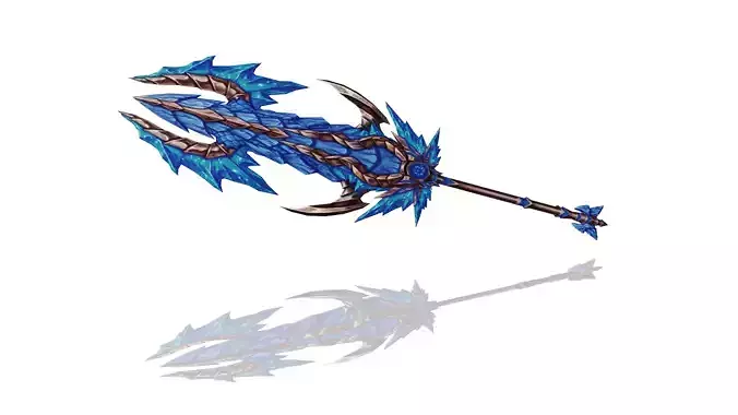 Glorious Sword Low-poly 3D model