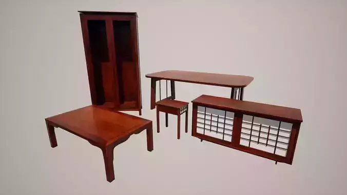 Japanese furniture set