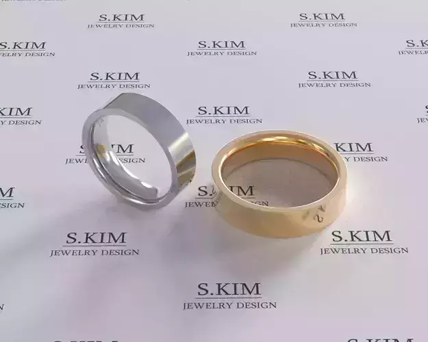 Flat ring with comfort inner