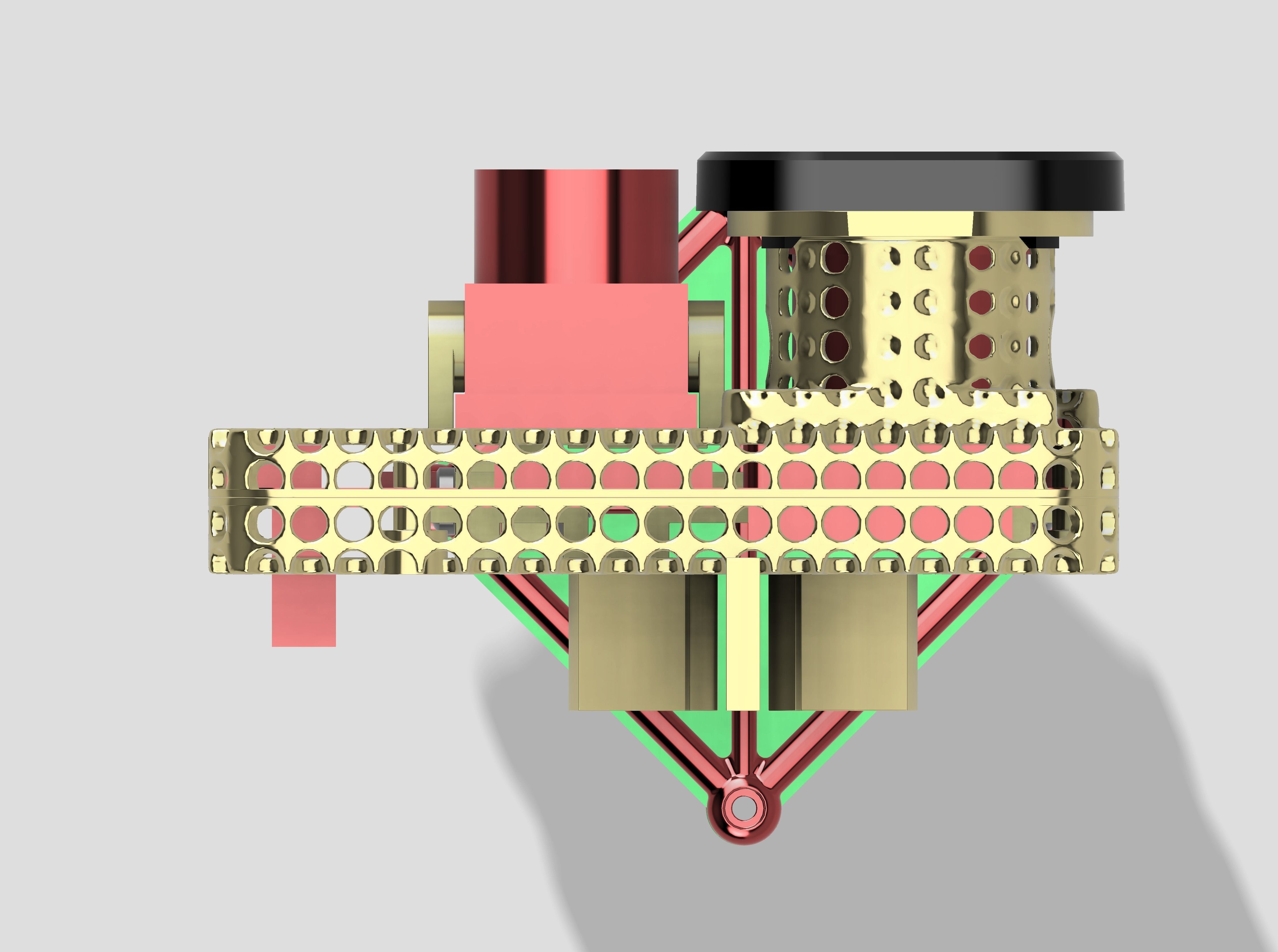 Lightweight Case for a RunCam ThumbPro - Skeletonized Universal 3D print model_1