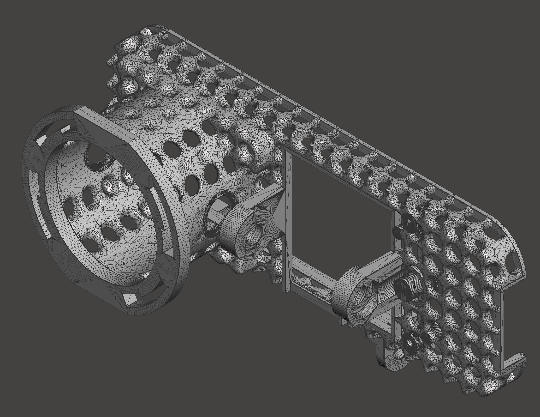 Lightweight Case for a RunCam ThumbPro - Skeletonized Universal 3D print model_8