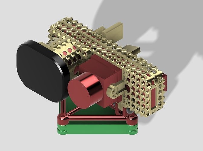 Lightweight Case for a RunCam ThumbPro - Skeletonized Universal 3D print model