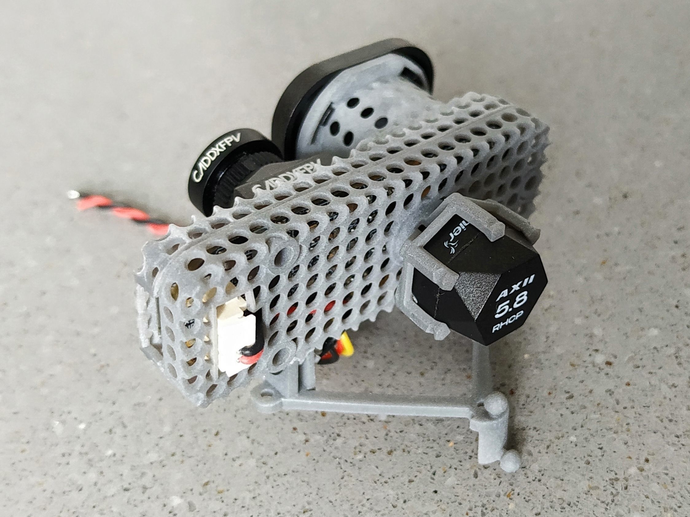 Lightweight Case for a RunCam ThumbPro - Skeletonized Universal 3D print model_6