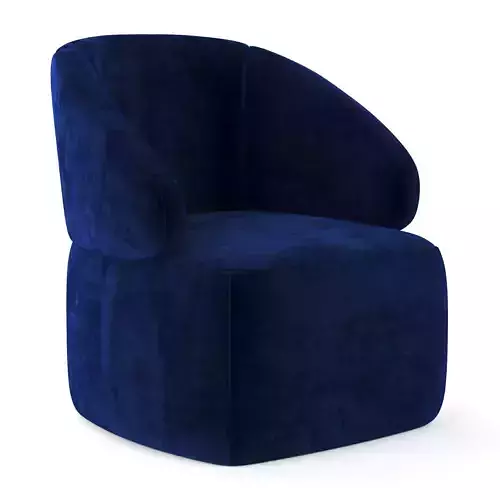 Agora velvet lounge chair