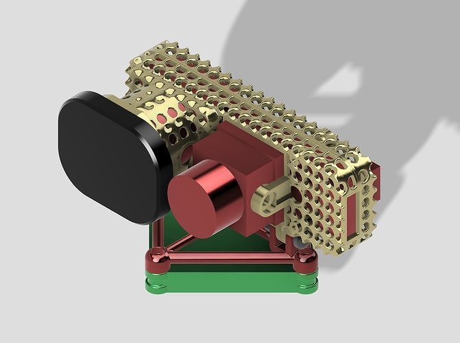 Lightweight Case for a RunCam ThumbPro - Skeletonized AntHole 3D print model