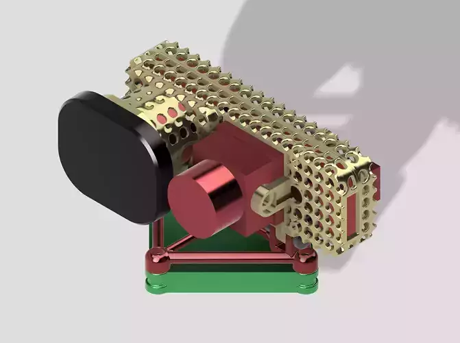 Lightweight Case for a RunCam ThumbPro - Skeletonized AntHole