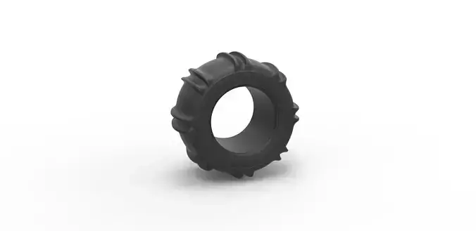 Dune buggy rear tire 9 Scale 1 to 25