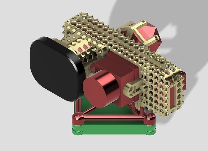 Lightweight Case for a RunCam ThumbPro - Skeletonized Lum Micro 3D print model