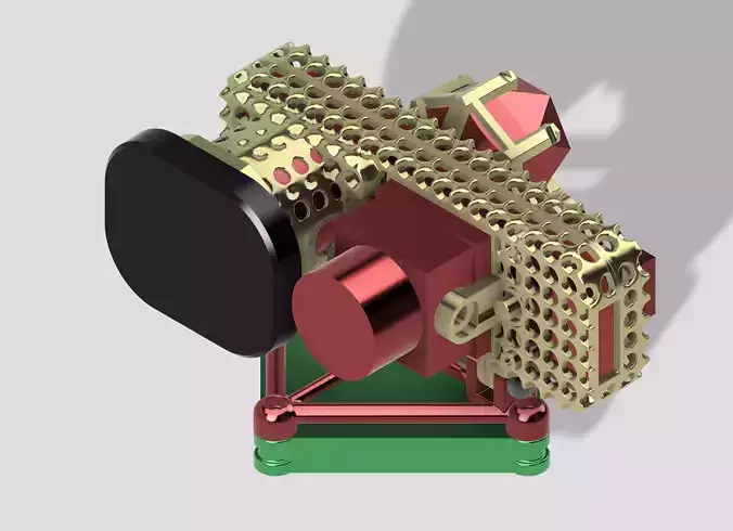 Lightweight Case for a RunCam ThumbPro - Skeletonized Lum Micro