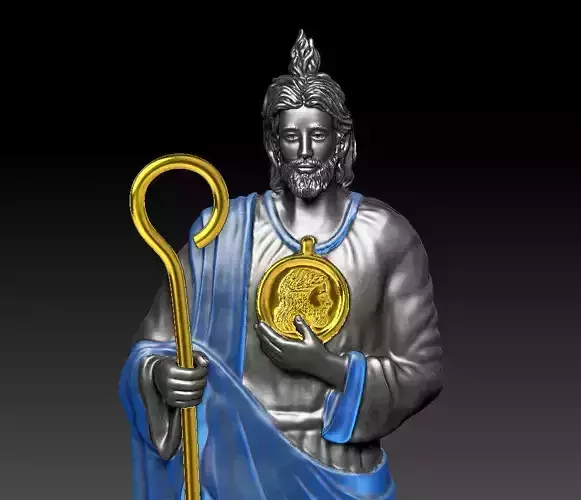Jewelry pendant Saint Jude Thaddeus 3cm