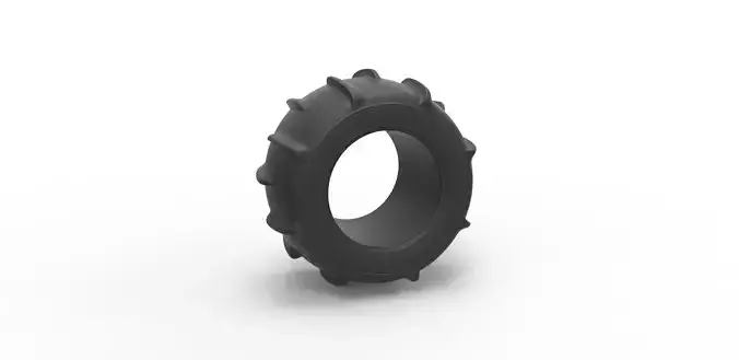 Dune buggy rear tire 11 Scale 1 to 25