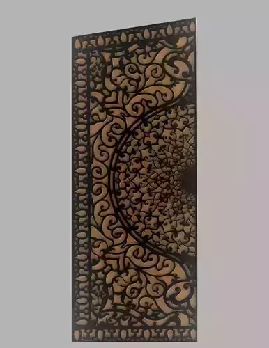 Door decorative pattern