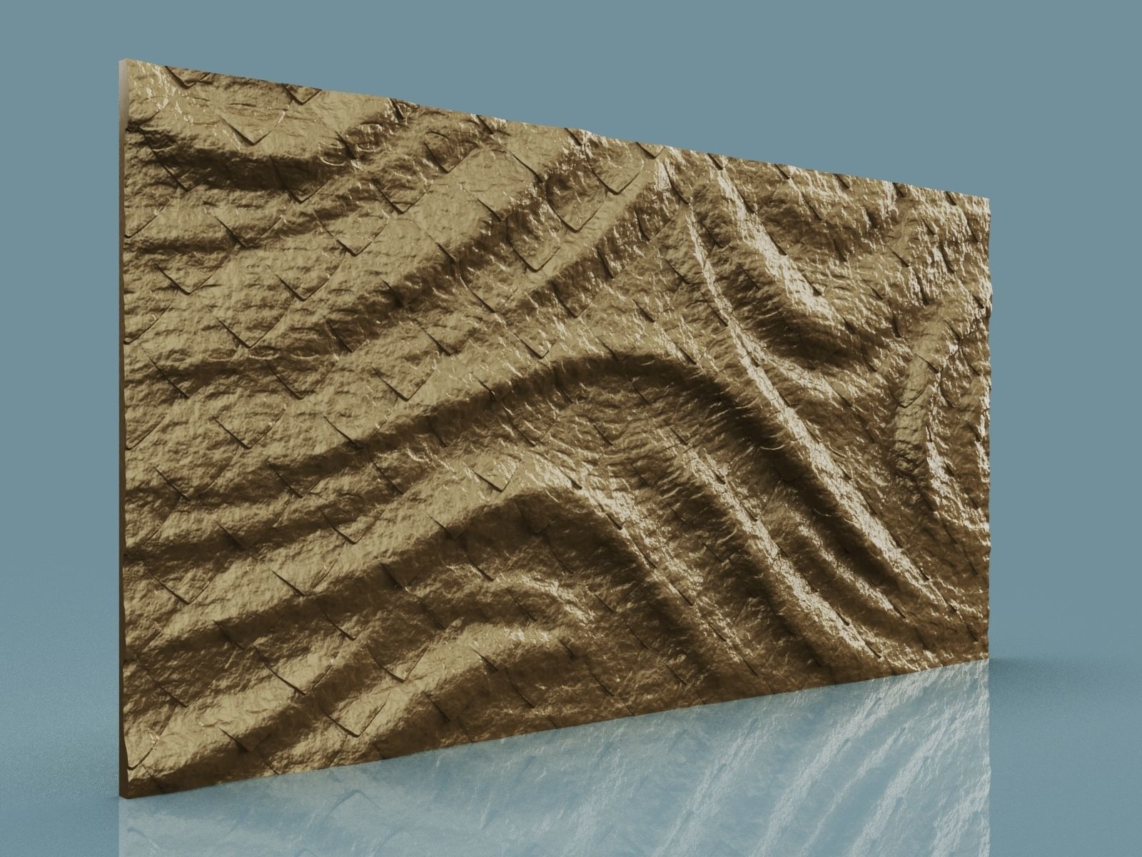 Decorative Wall Art Panel 63 3D print model_3