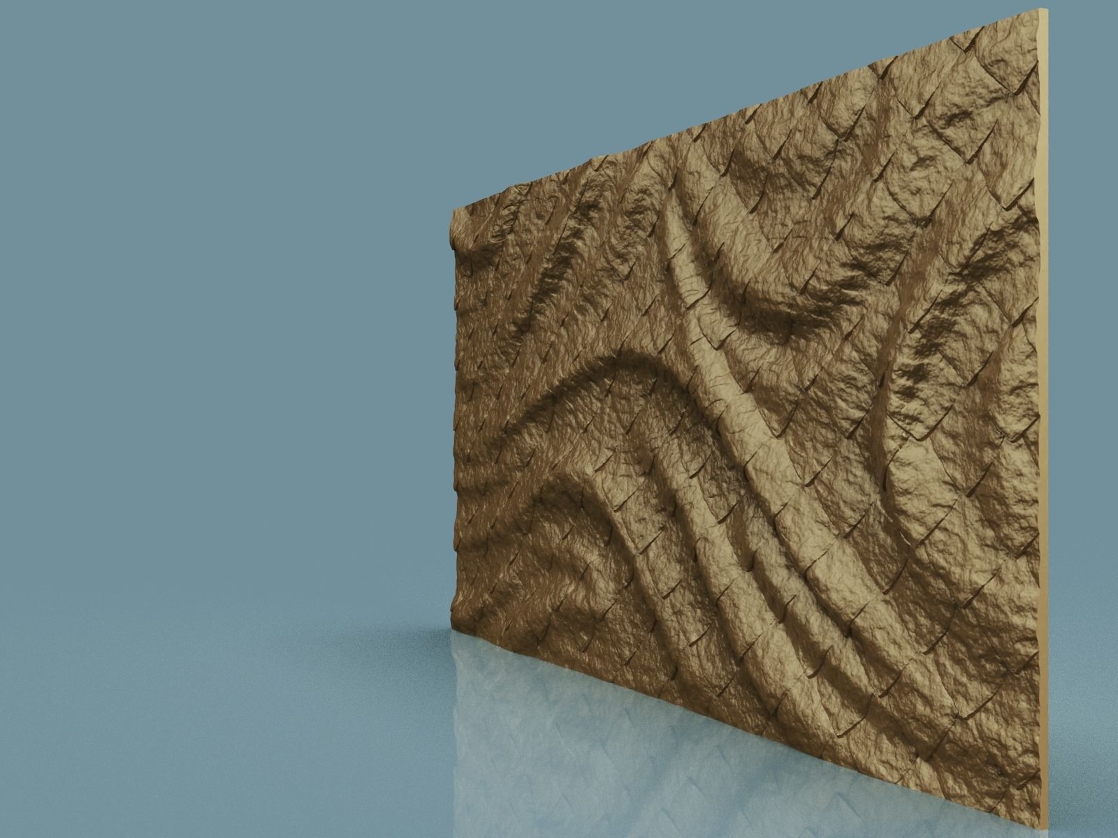 Decorative Wall Art Panel 63 3D print model_4