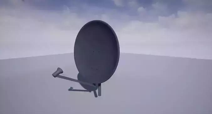 radio telescope 2 3D model