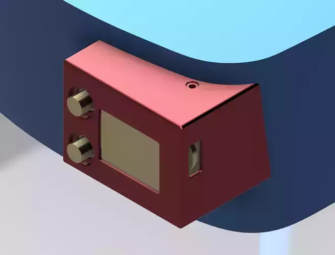 Adapter for Receiver Mounting on EV800 and EV800D 3D print model