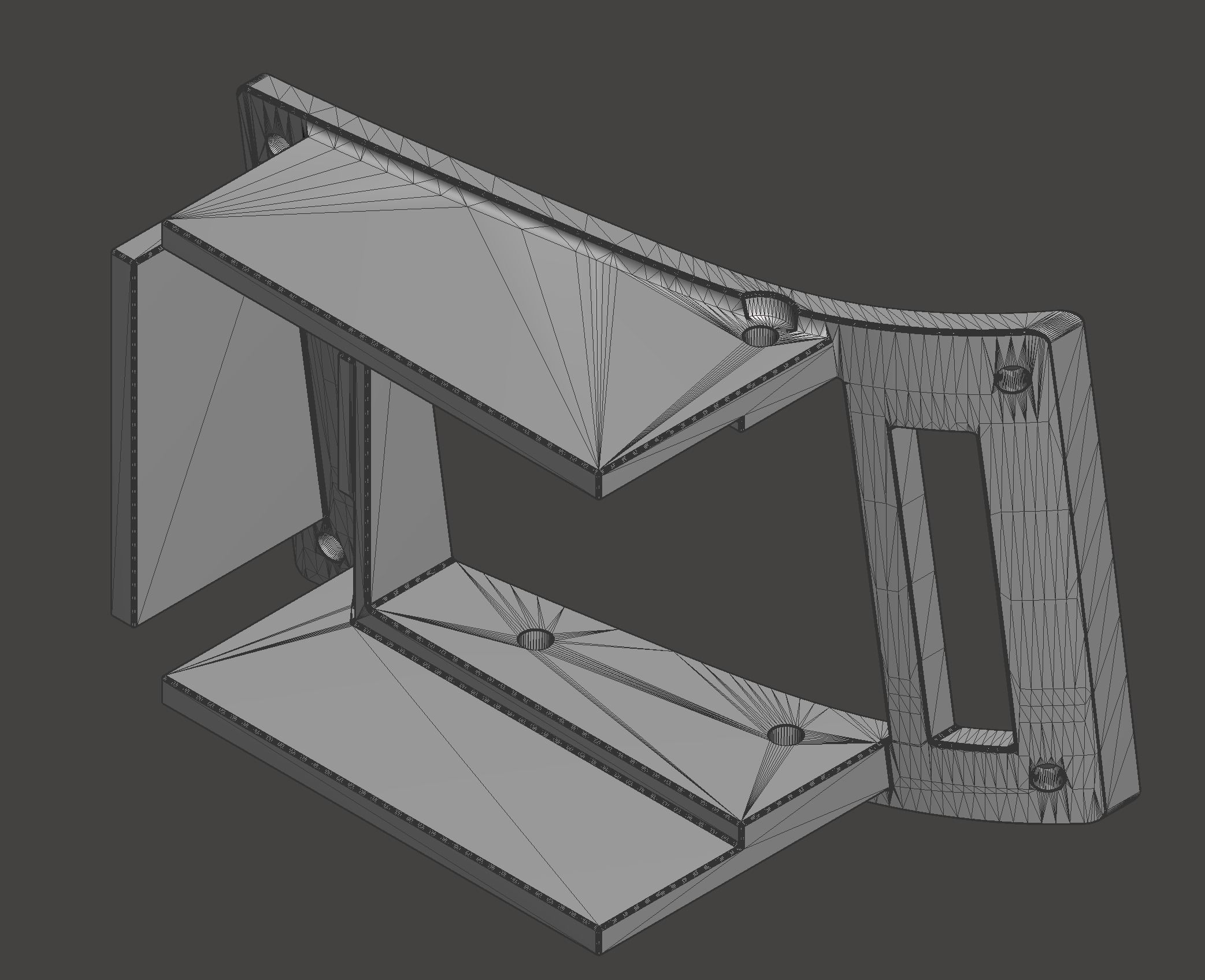 Adapter for Receiver Mounting on EV800 and EV800D 3D print model_8