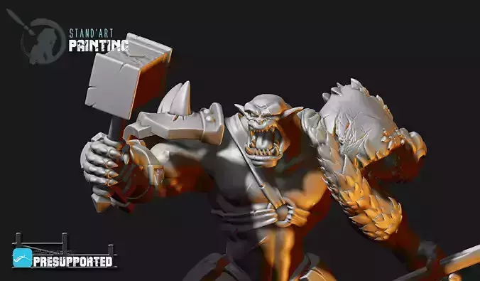 Savage Ork warboss 3D model