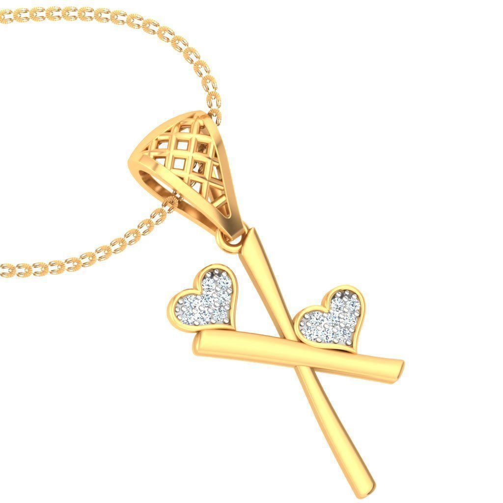 alphabet pendants 3d model 3D print model_117