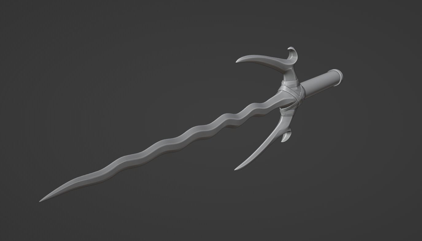 Kitana sai - Claw of Onaga 3D print model_10