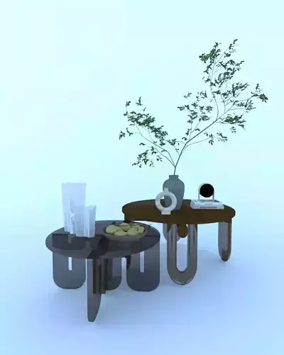 table coffee with plant