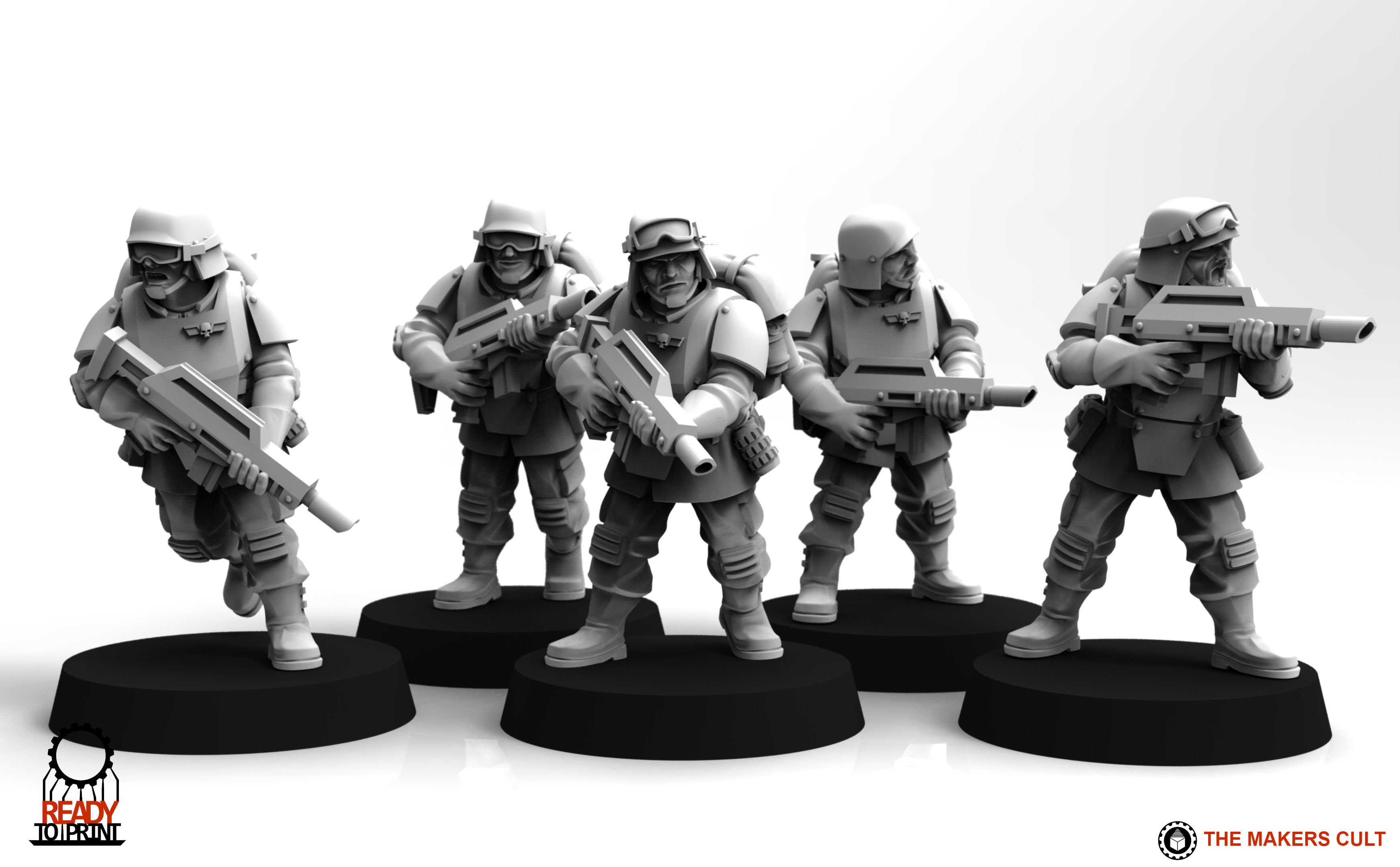 Universal Guard - Infantry Builder 3D print model_15