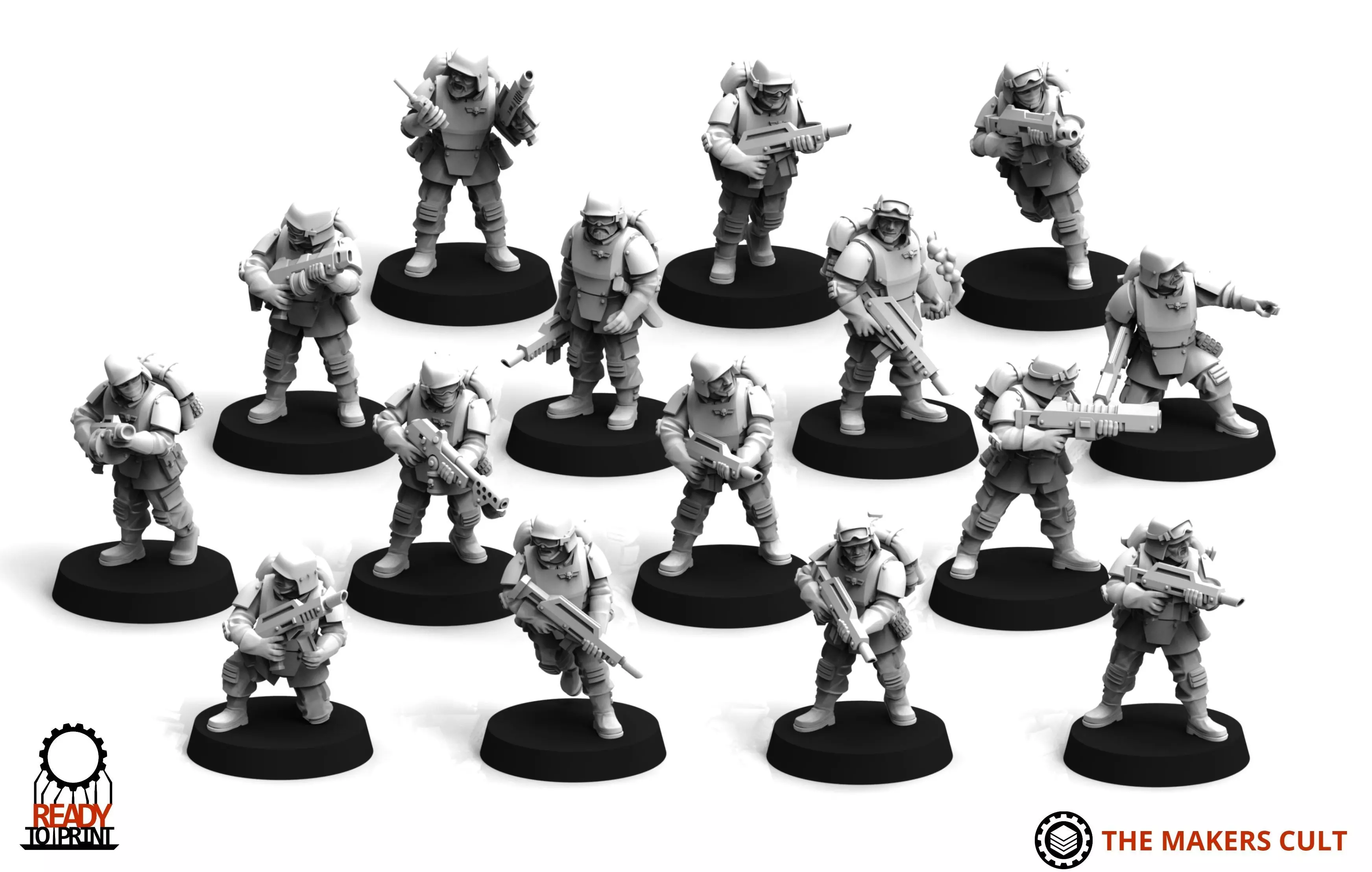 Universal Guard - Infantry Builder 3D print model_0