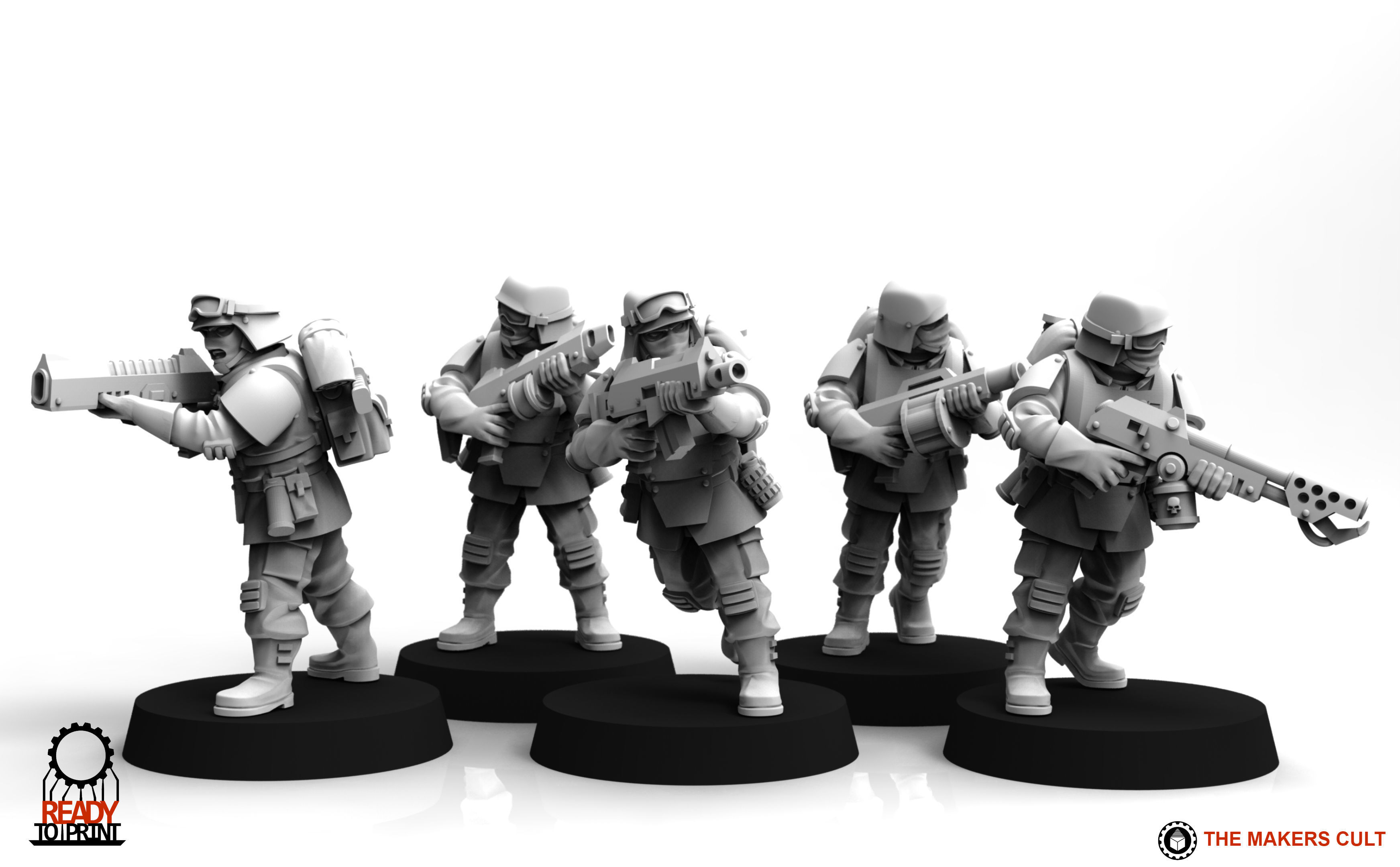 Universal Guard - Infantry Builder 3D print model_13