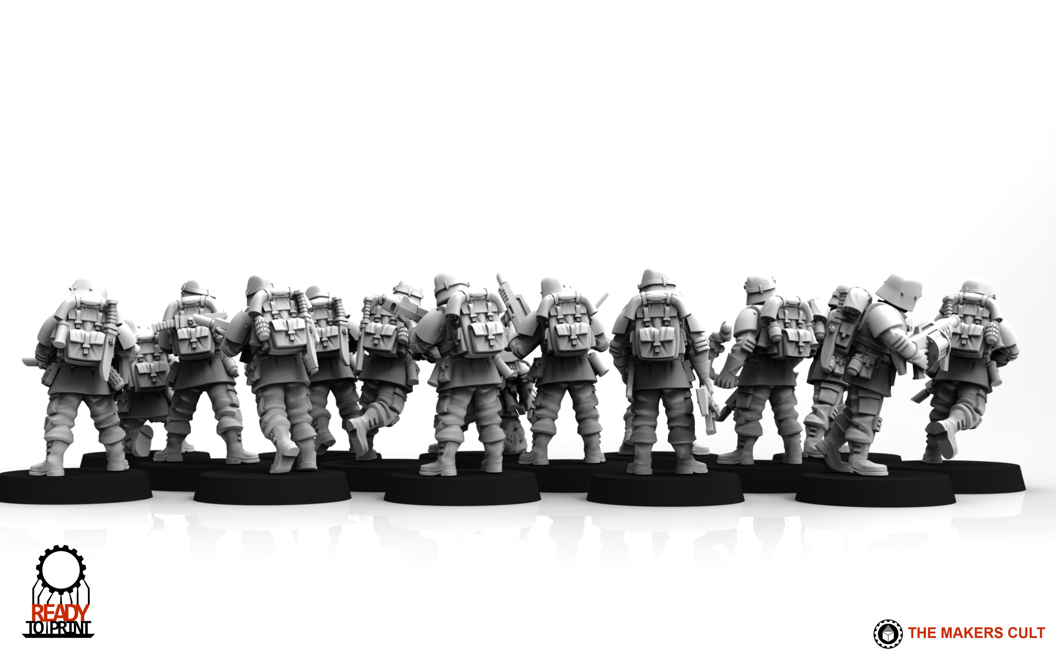 Universal Guard - Infantry Builder 3D print model_12