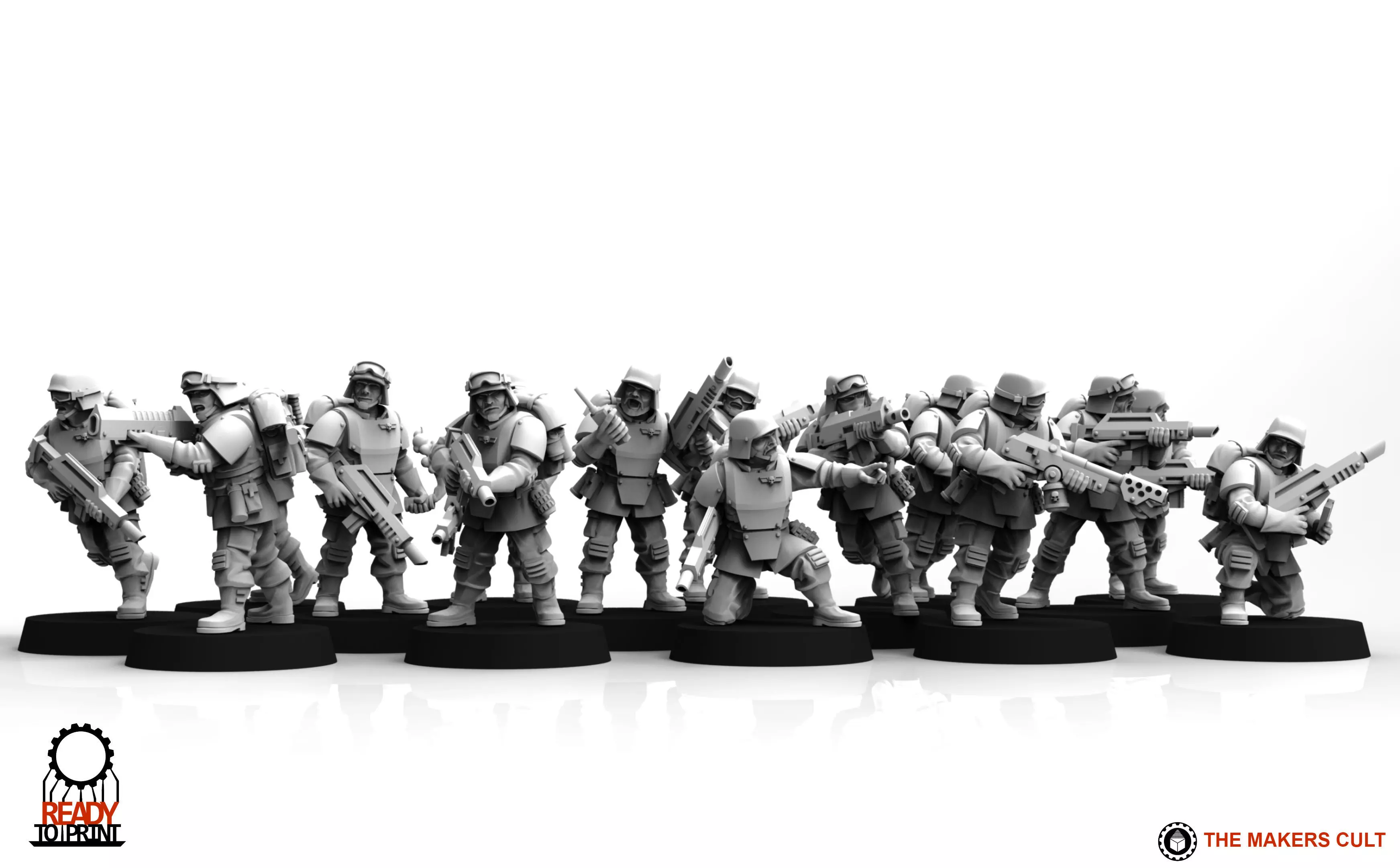 Universal Guard - Infantry Builder 3D print model_1