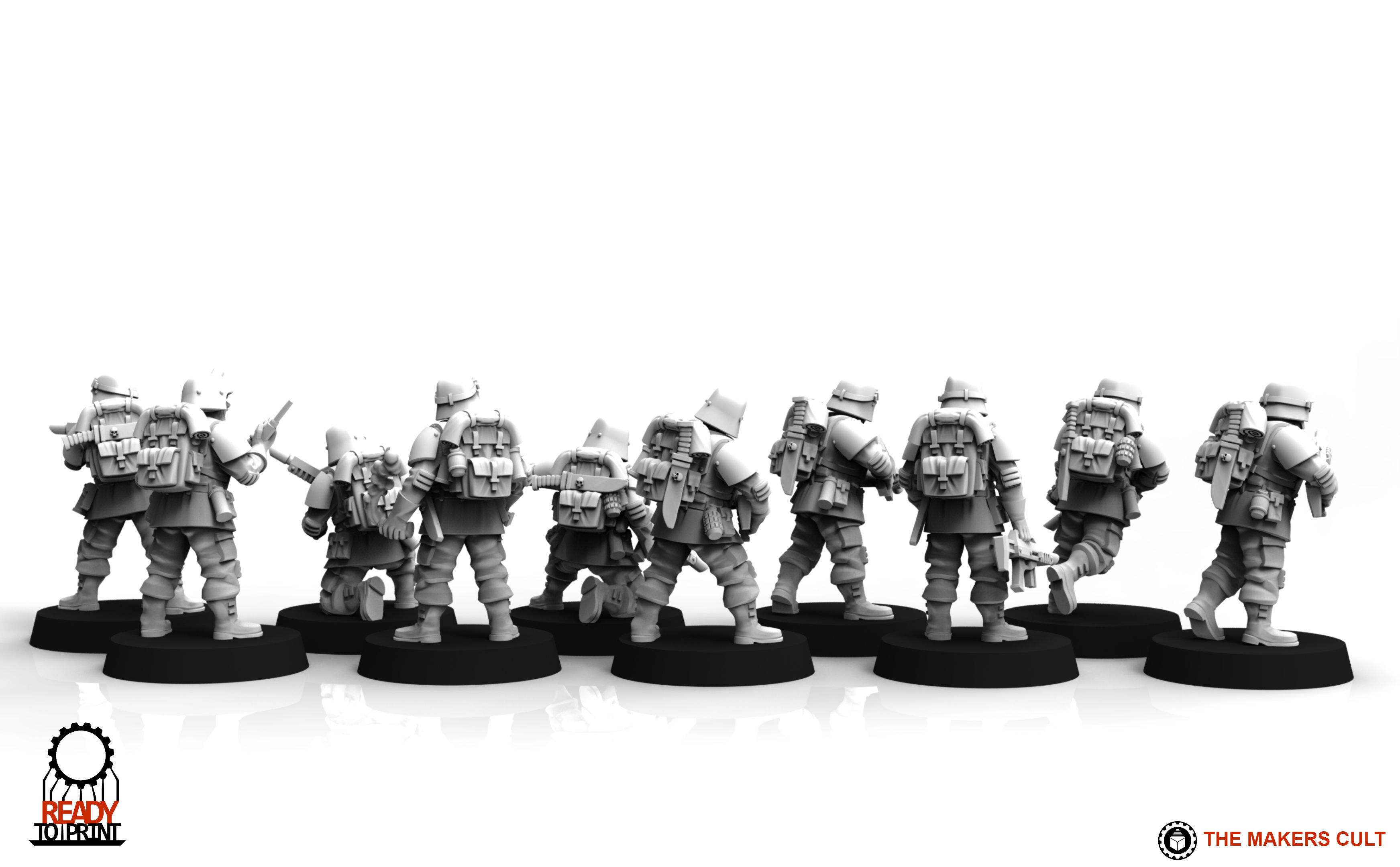 Universal Guard - Infantry Builder 3D print model_20