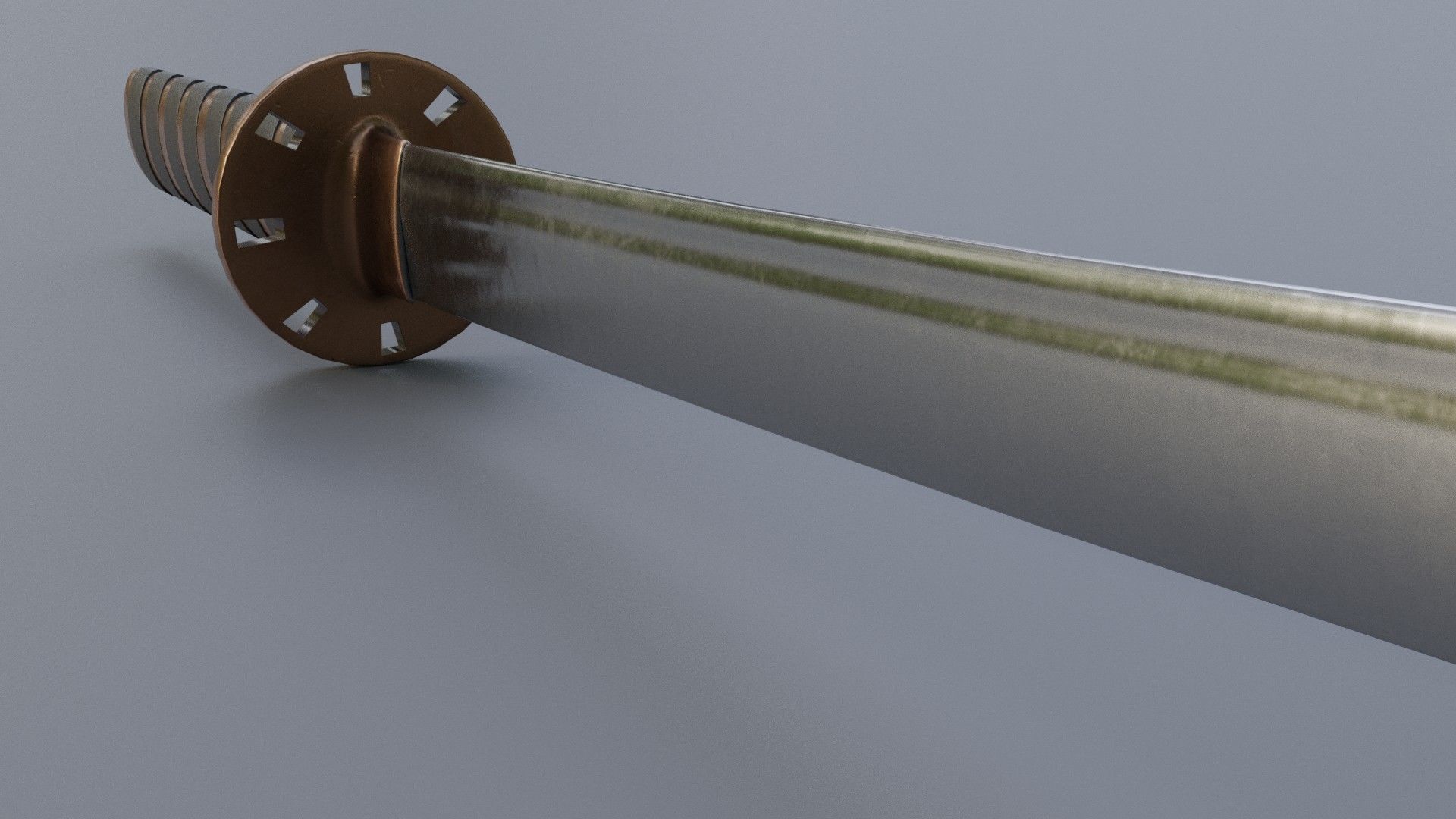 Katana Sword 3D model_1