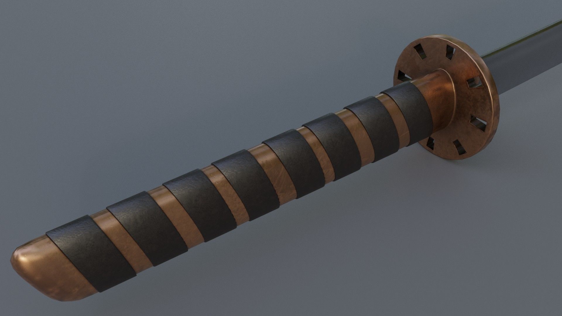 Katana Sword 3D model_4