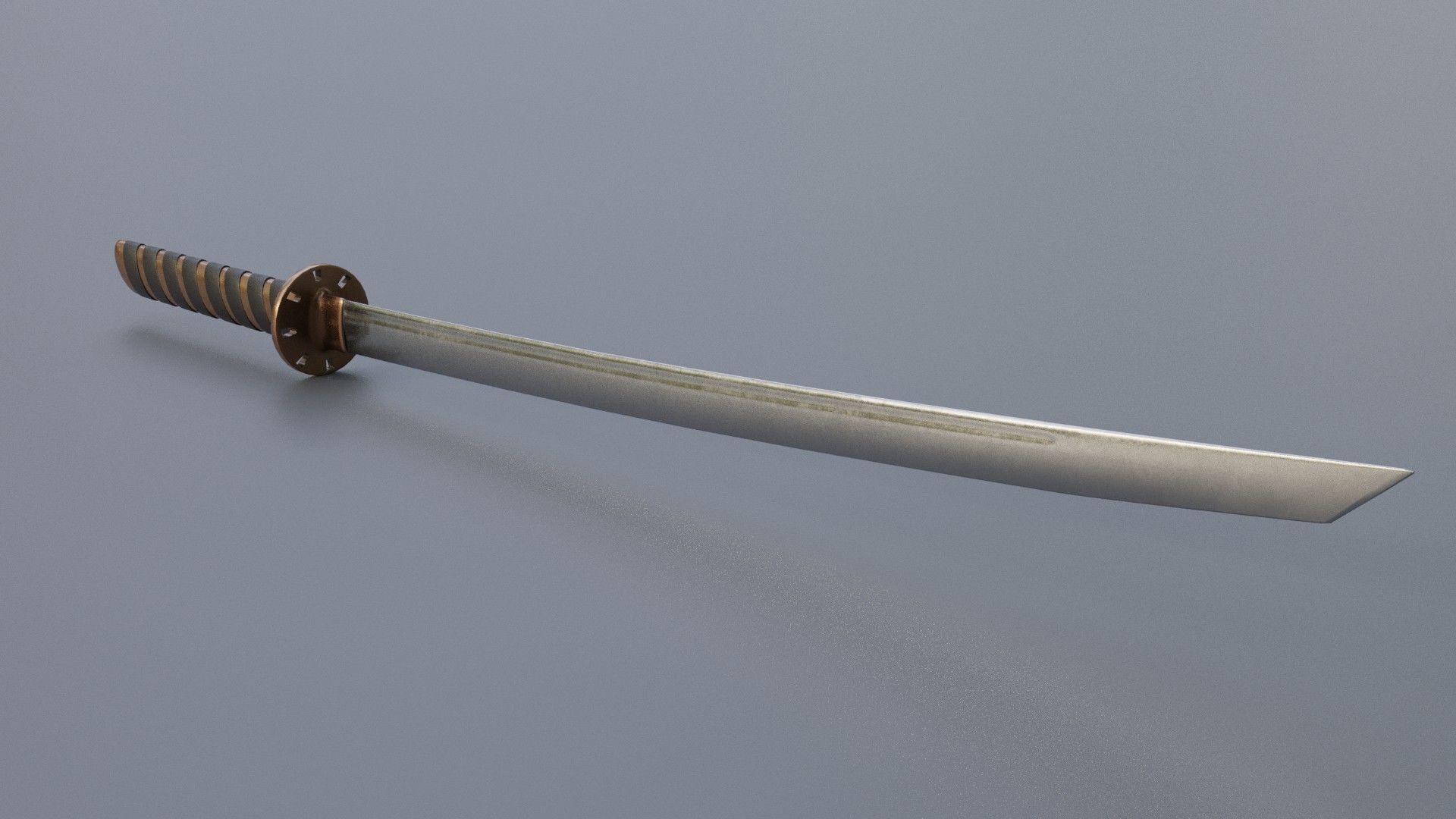Katana Sword 3D model_5