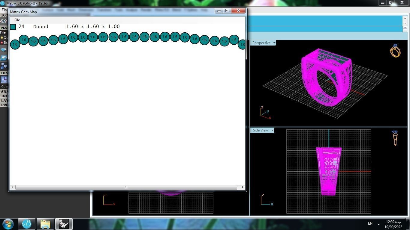 Fashion ring 3D print model_3