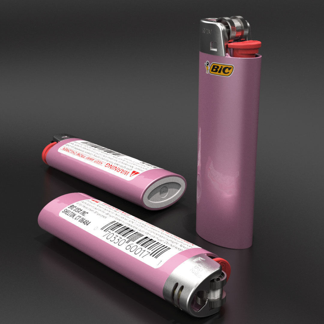 Bic Lighter 3D print model_1