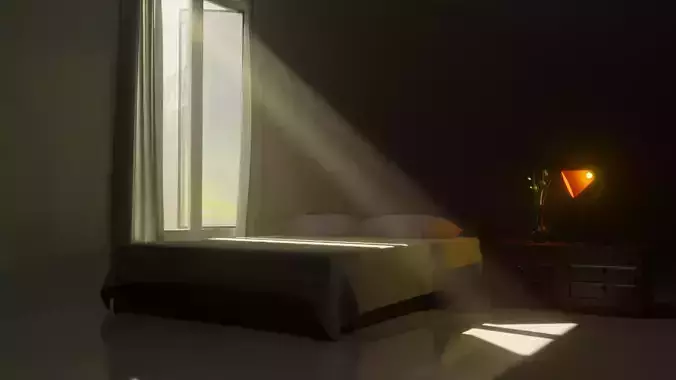 Realistic Bed- 3 Variants