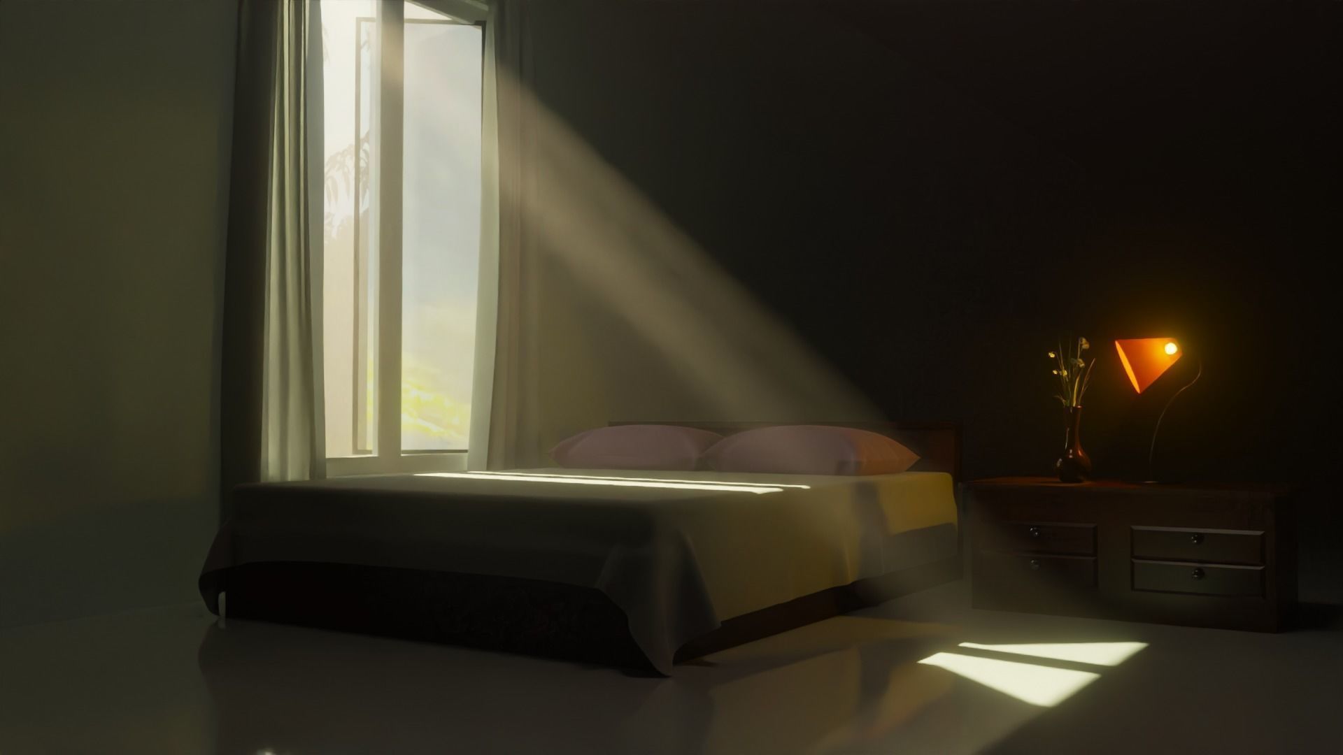 Realistic Bed 3 Variants Free Vr Ar Low Poly 3d Model Cgtrader