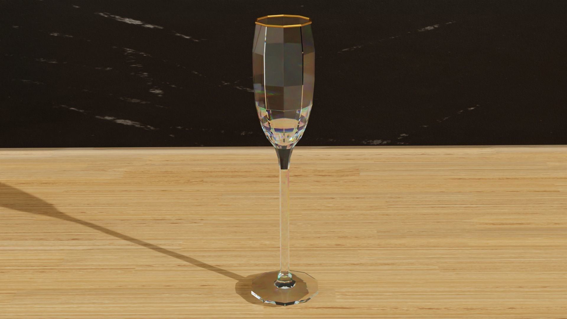 Geometric Glass Colection Low-poly 3D model_9