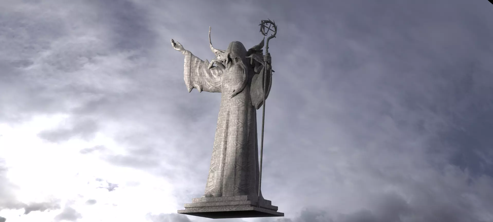 Druid Shaman 1  3D model_0