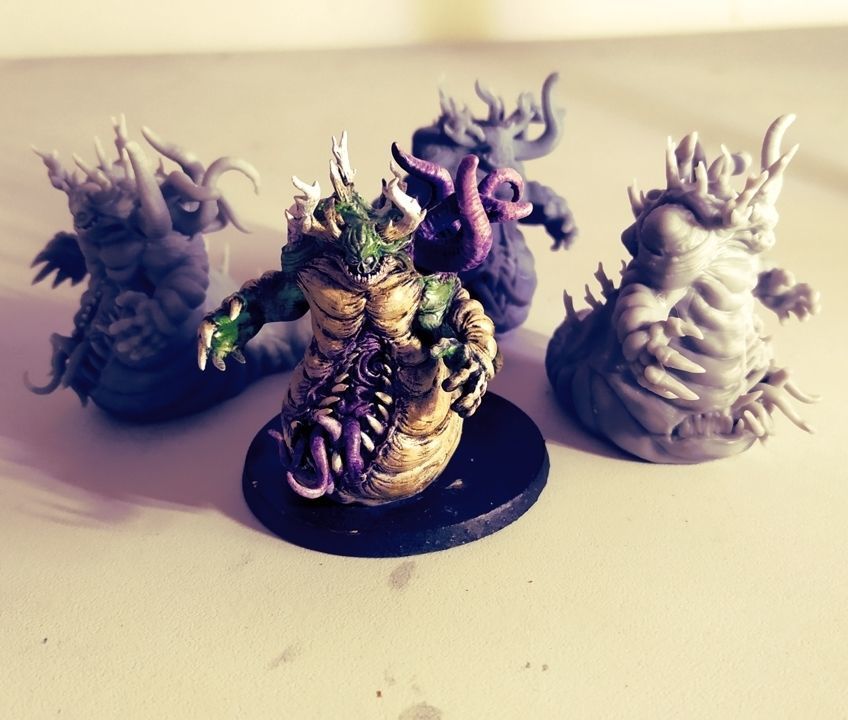 ENTROPY BEAST - PRE-SUPPORTED 3D print model_4