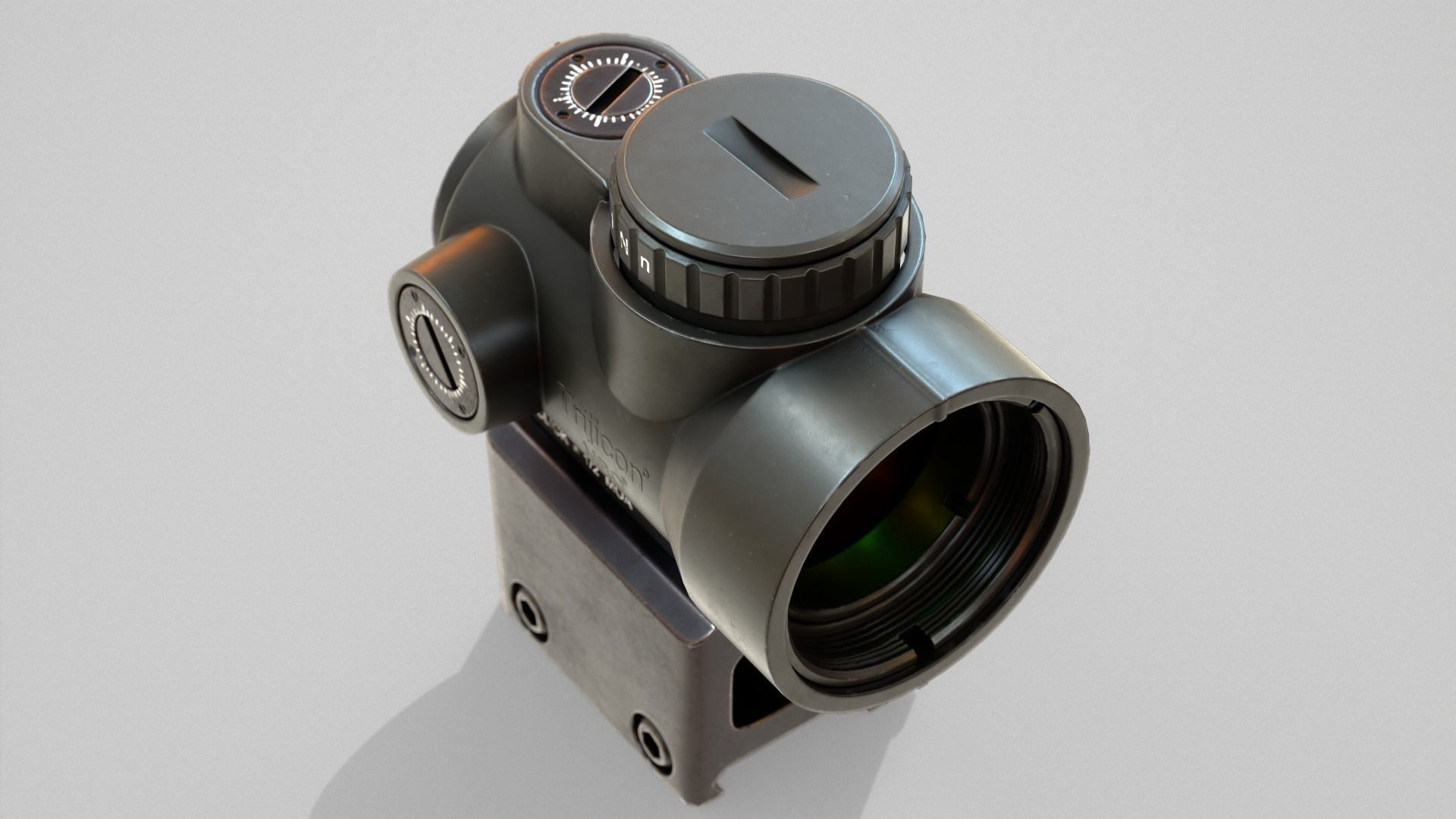 Trijicon MRO sight Low-poly 3D model_11