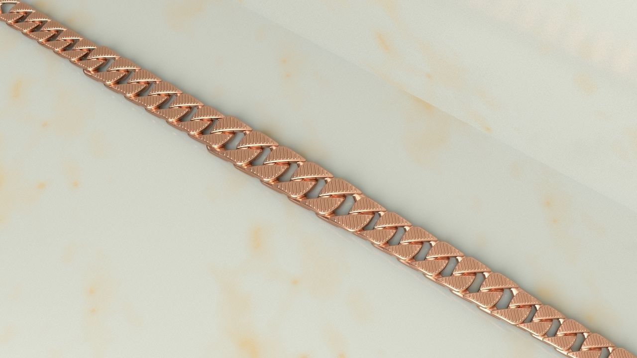 Miami Cuban Link Chain size pack 3D print model_2