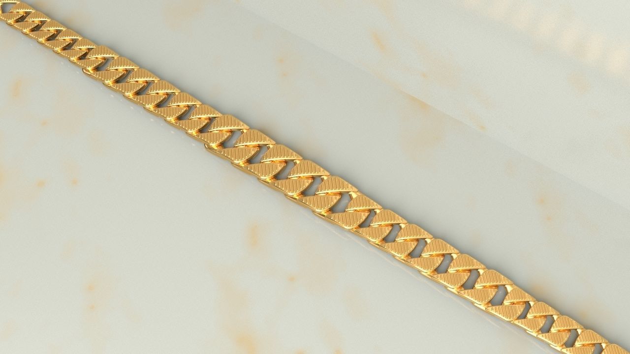 Miami Cuban Link Chain size pack 3D print model_3