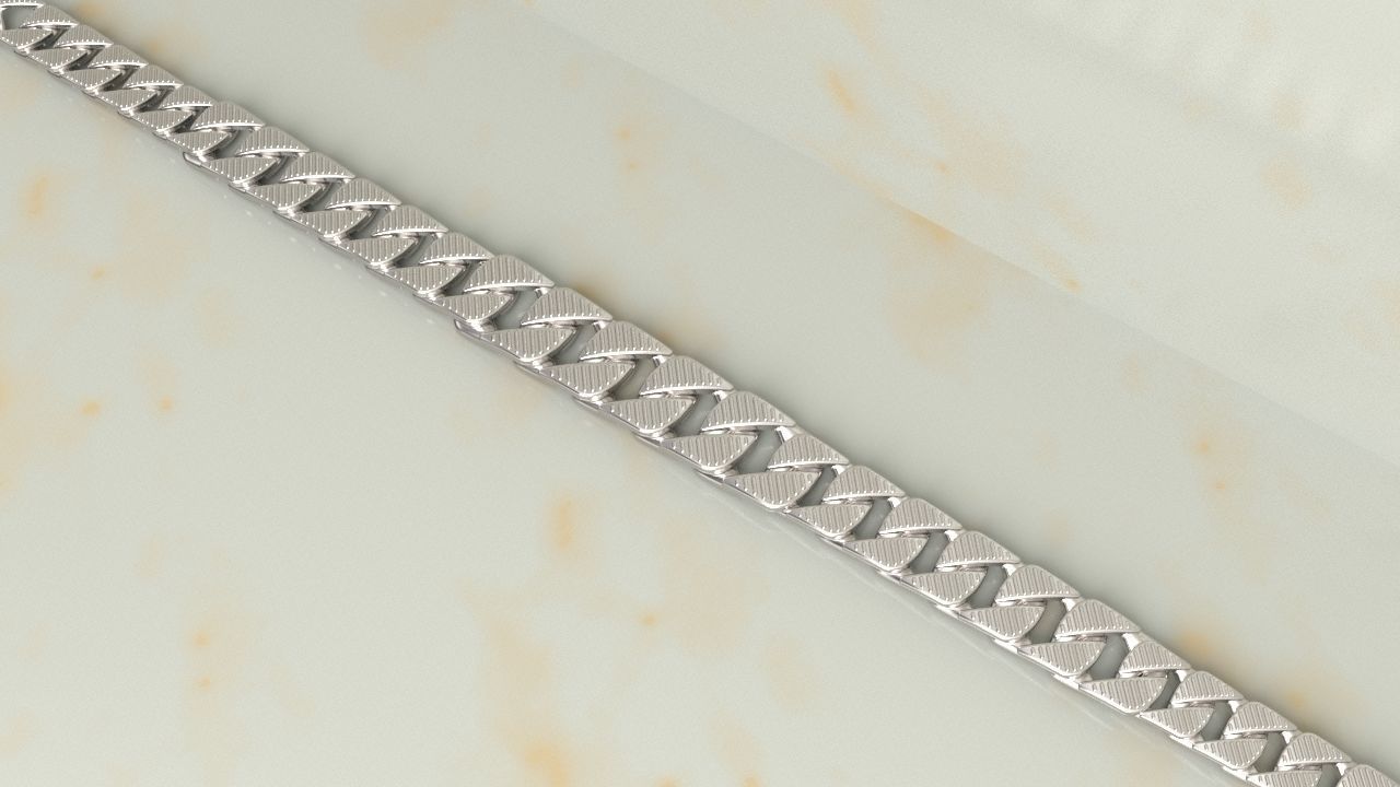 Miami Cuban Link Chain size pack 3D print model_4