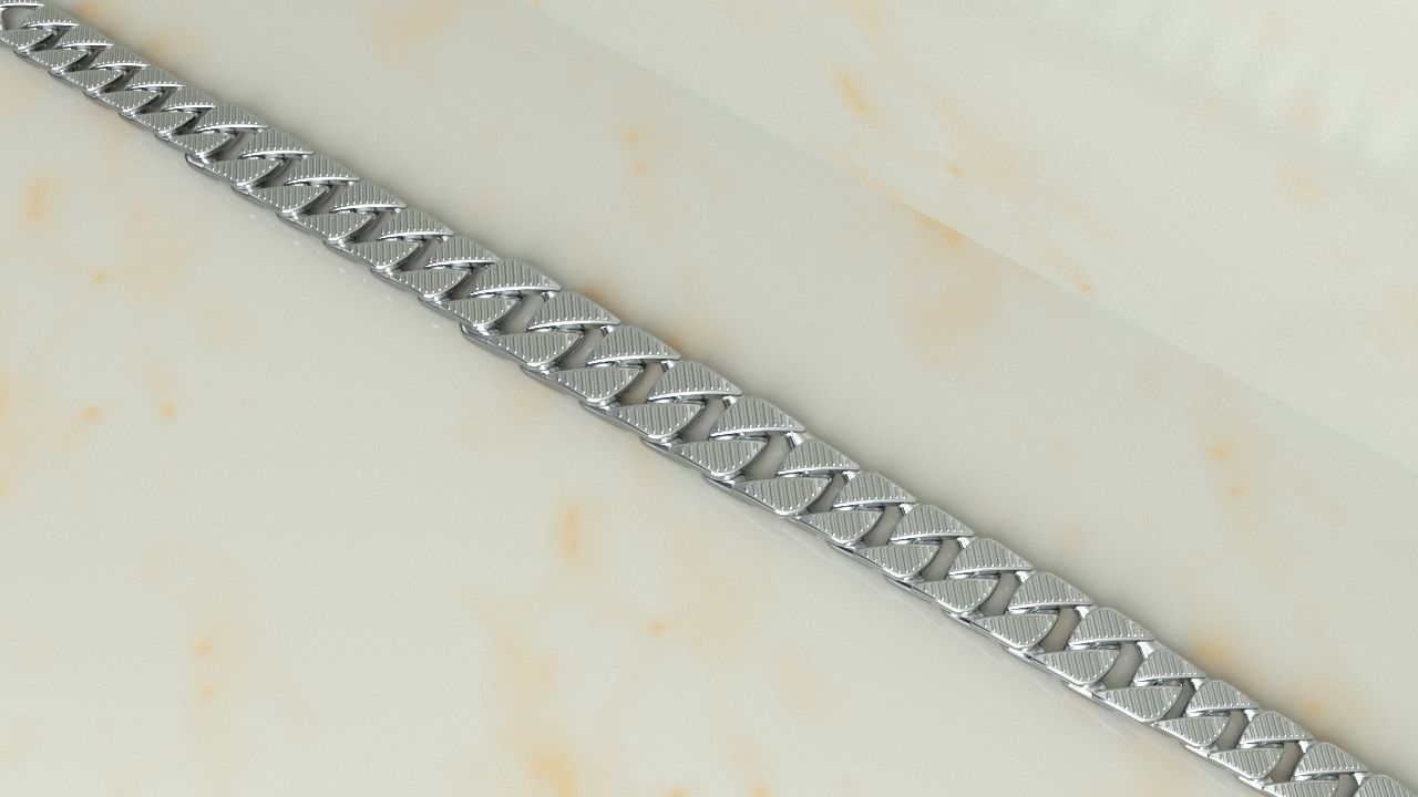 Miami Cuban Link Chain size pack 3D print model_5