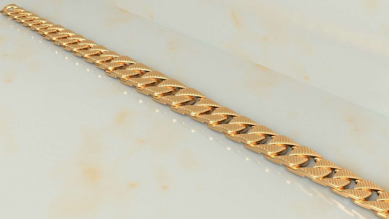 Miami Cuban Link Chain size pack 3D print model_1